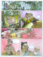 Divers : LA CLE DE LA FOR�T Planche Originale couleur planche 19 par Daniel REDONDO
